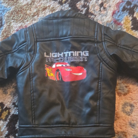 Kids Black Lightning McQueen Jacket - Picture 2 of 3